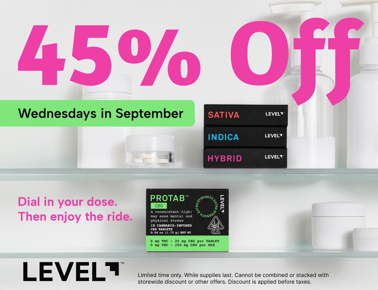 Level Wednesday 8.26