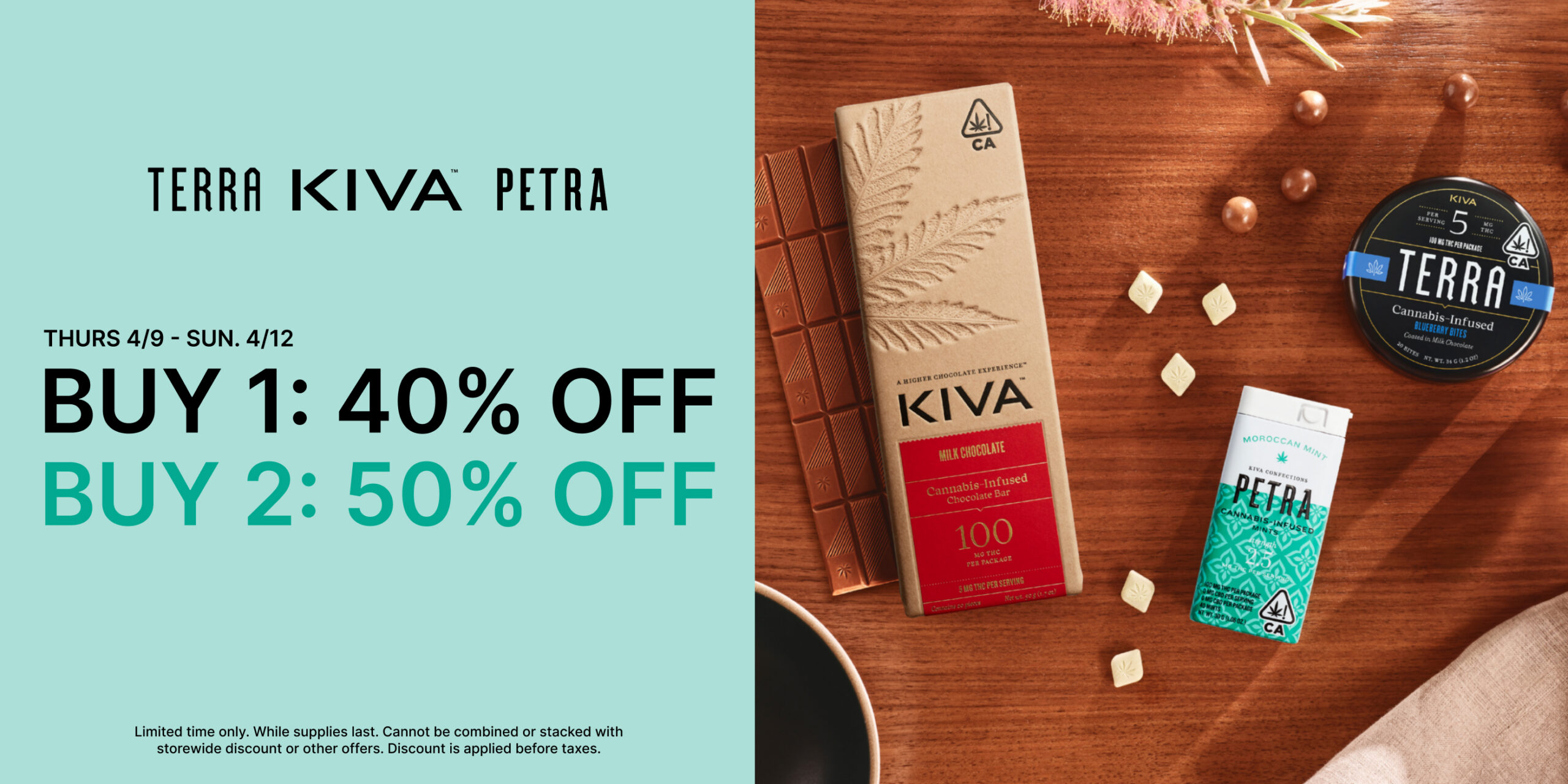 50% Off KIVA Brands