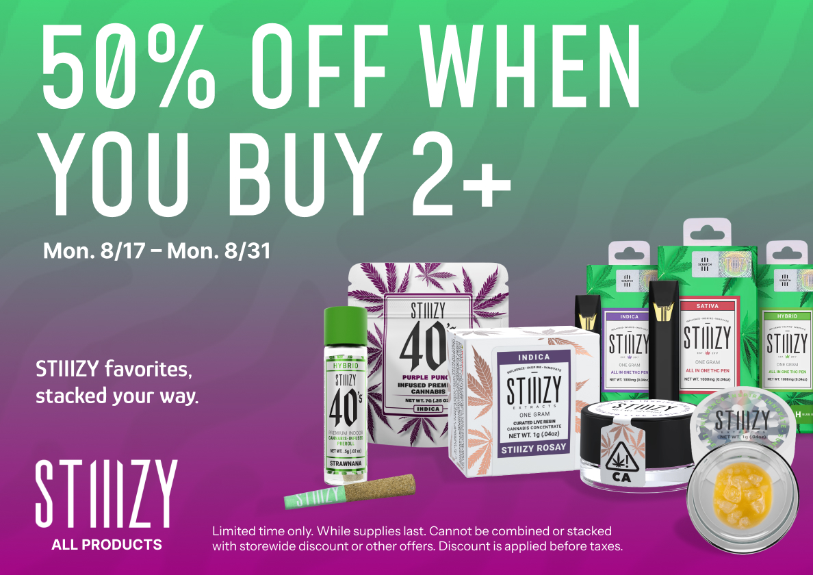 50% Off STIIIZY