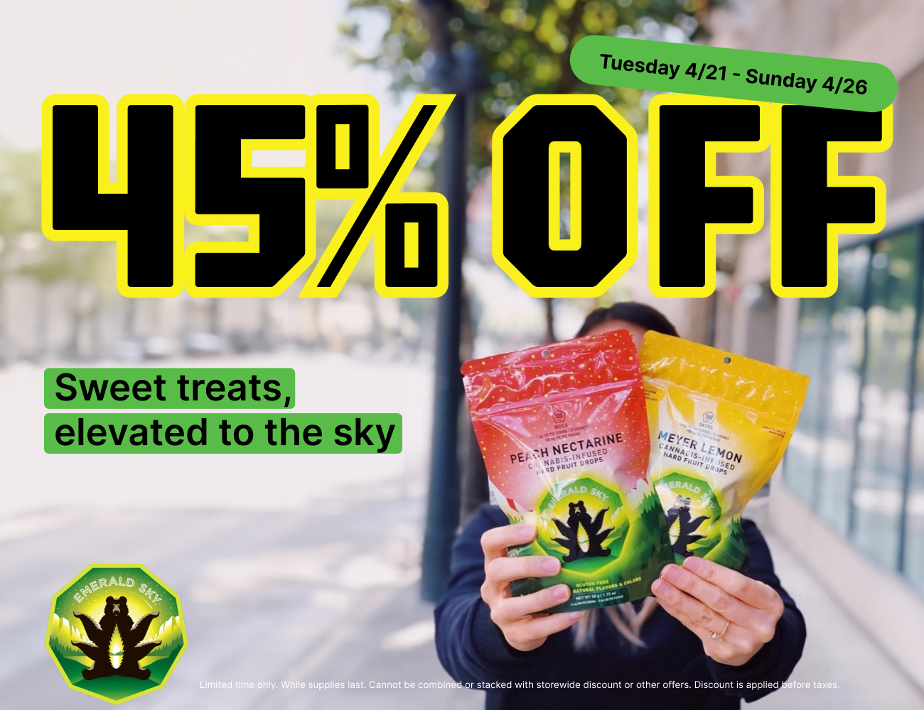 45% Off Emerald Sky