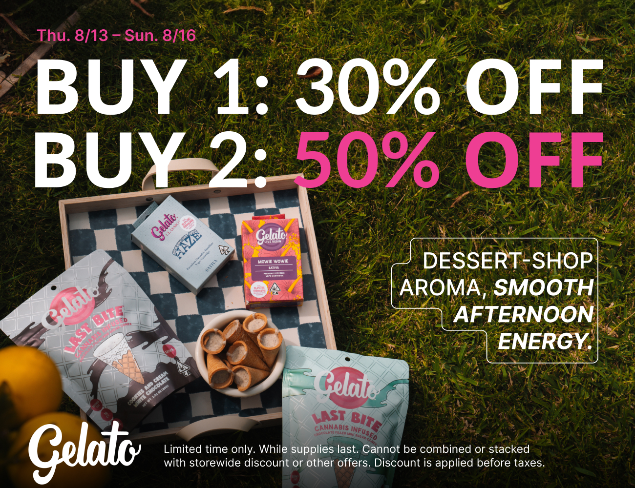 50% Off Gelato