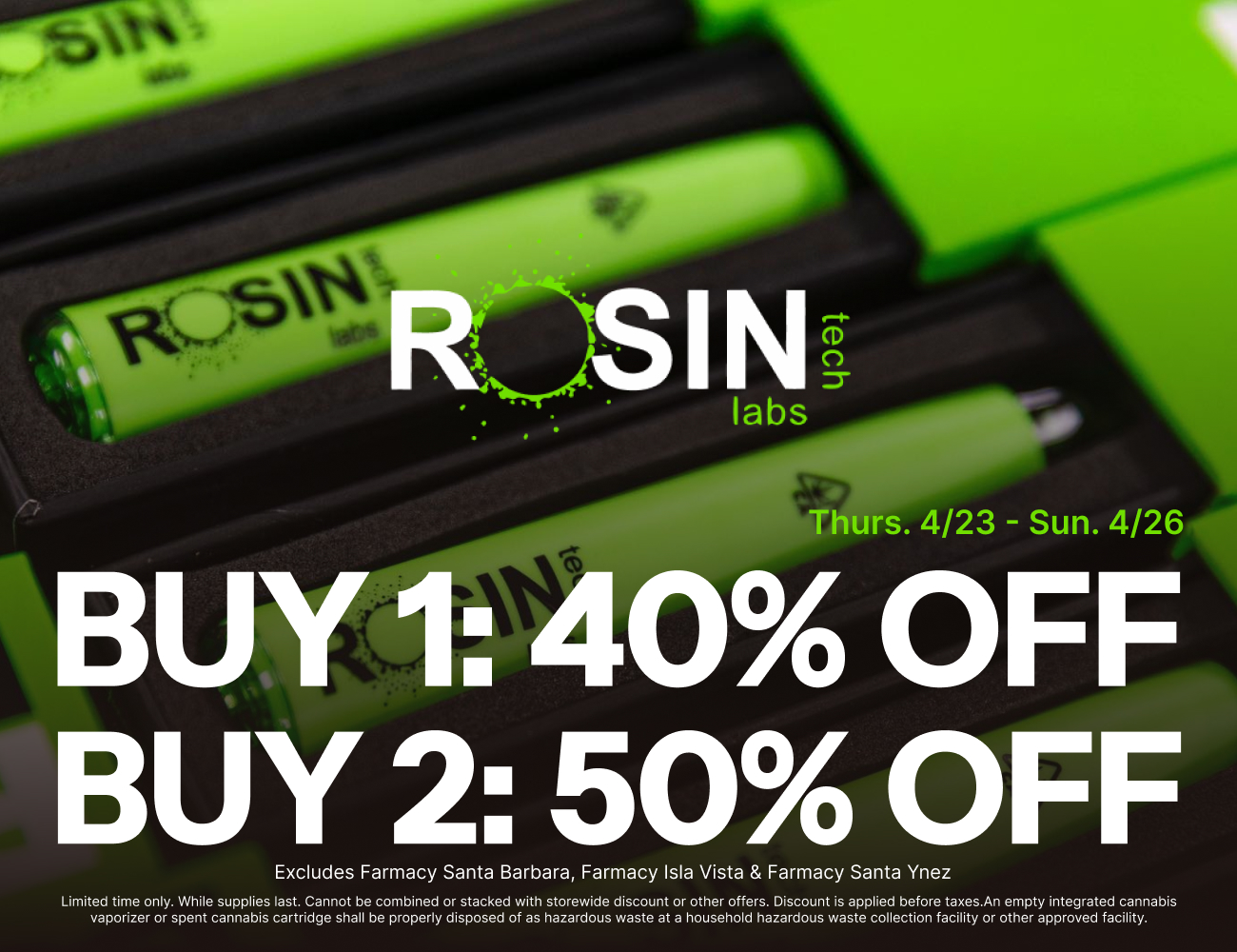 50% Off Rosin Tech Labs