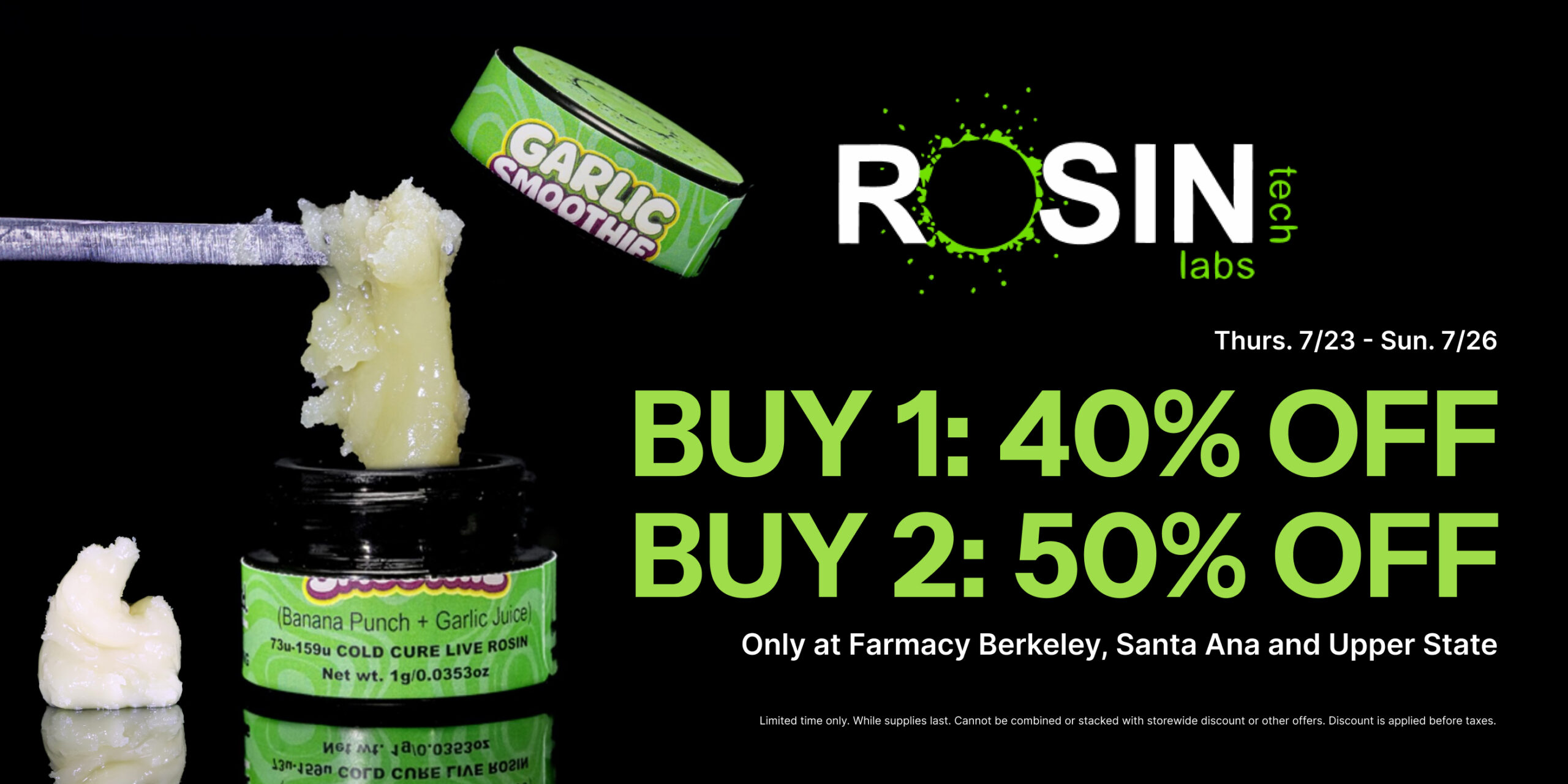 50% Off Rosin Tech Labs