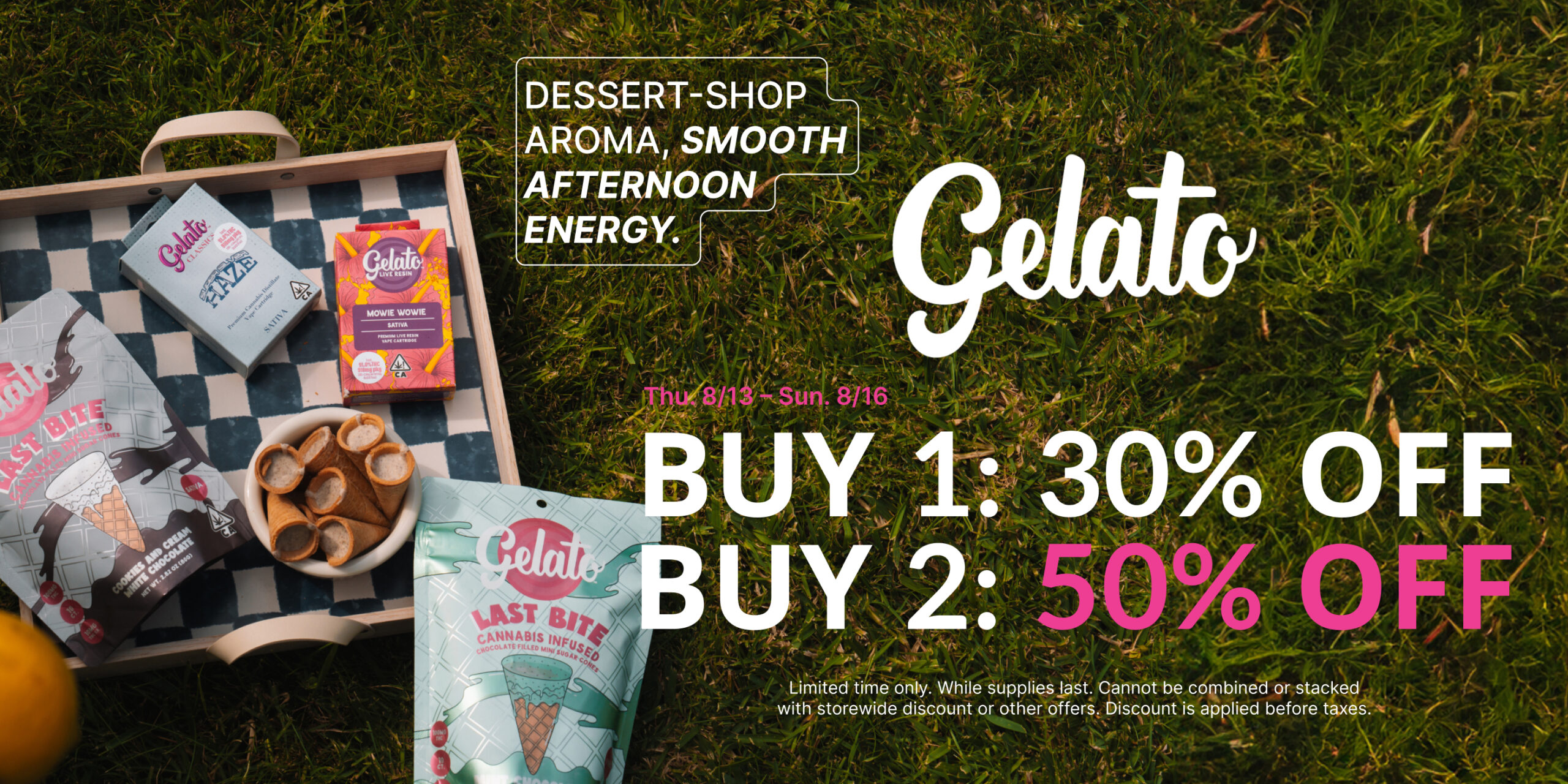 50% Off Gelato