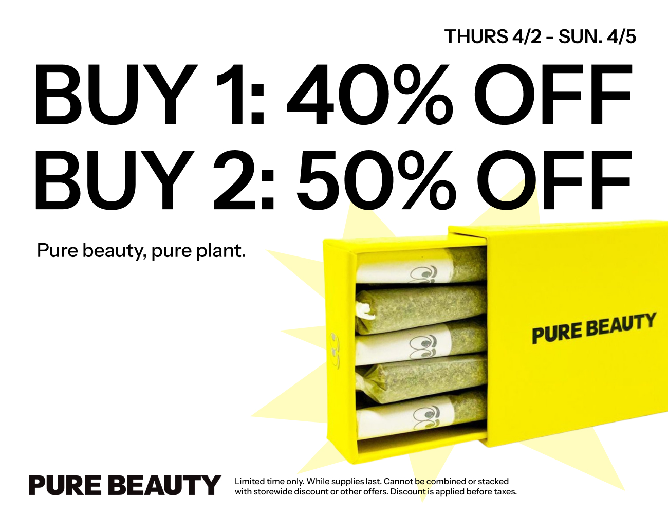 50% Off Pure Beauty