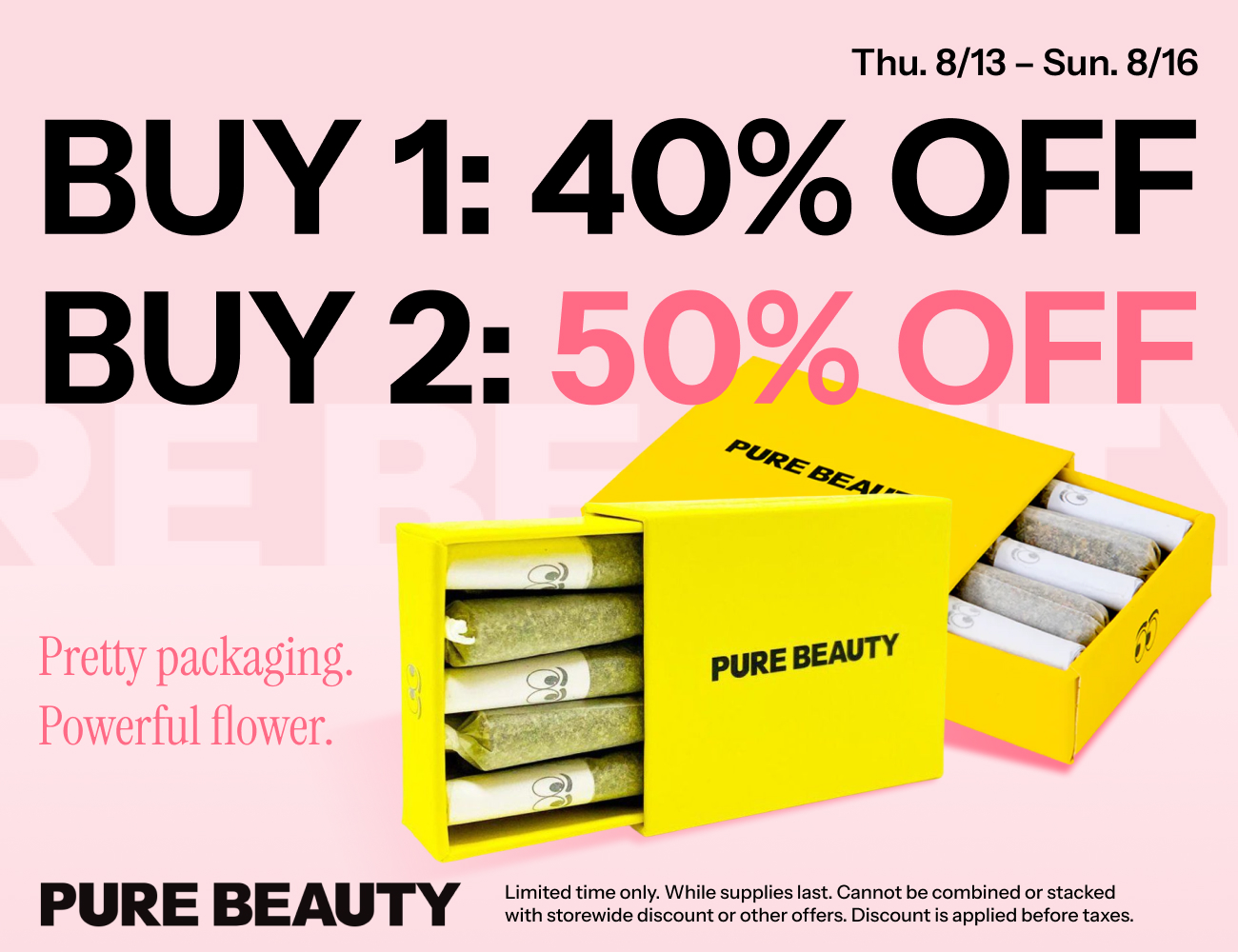 50% Off Pure Beauty