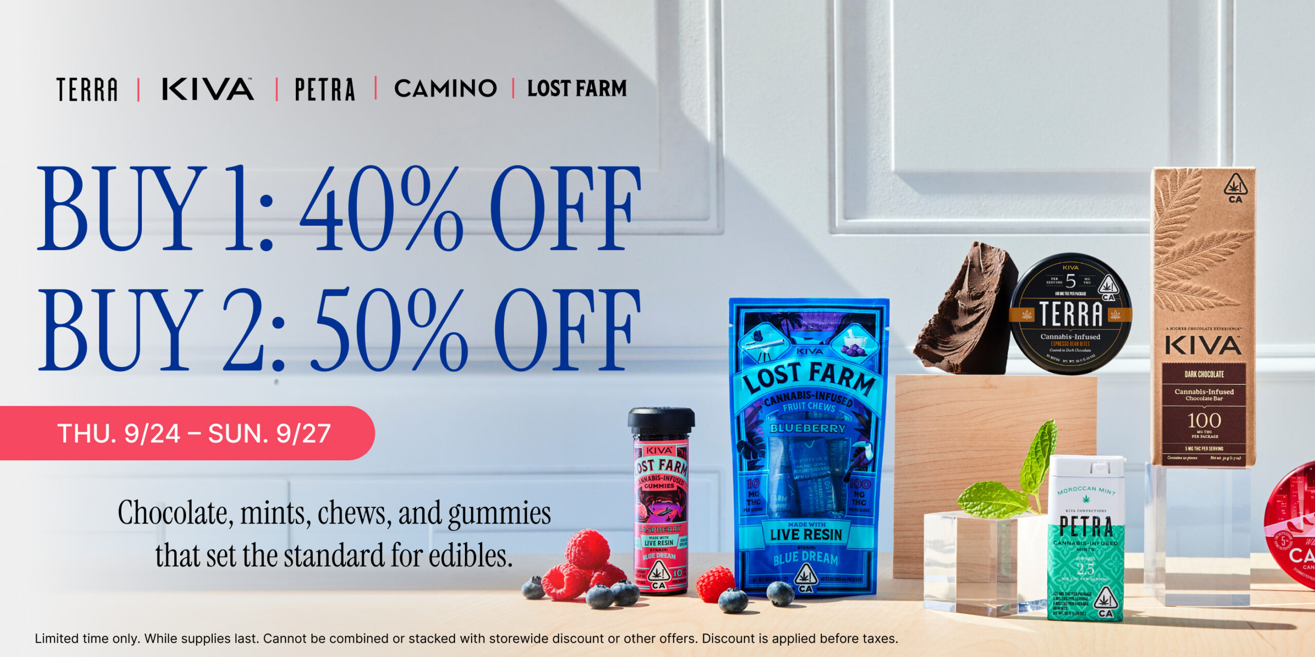50% Off KIVA Brands