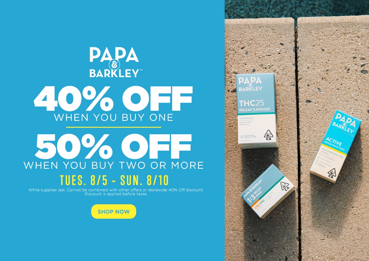 50% Off Papa & Barkley