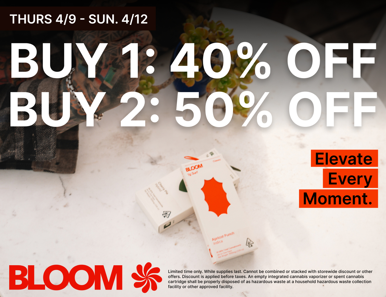 50% Off Bloom