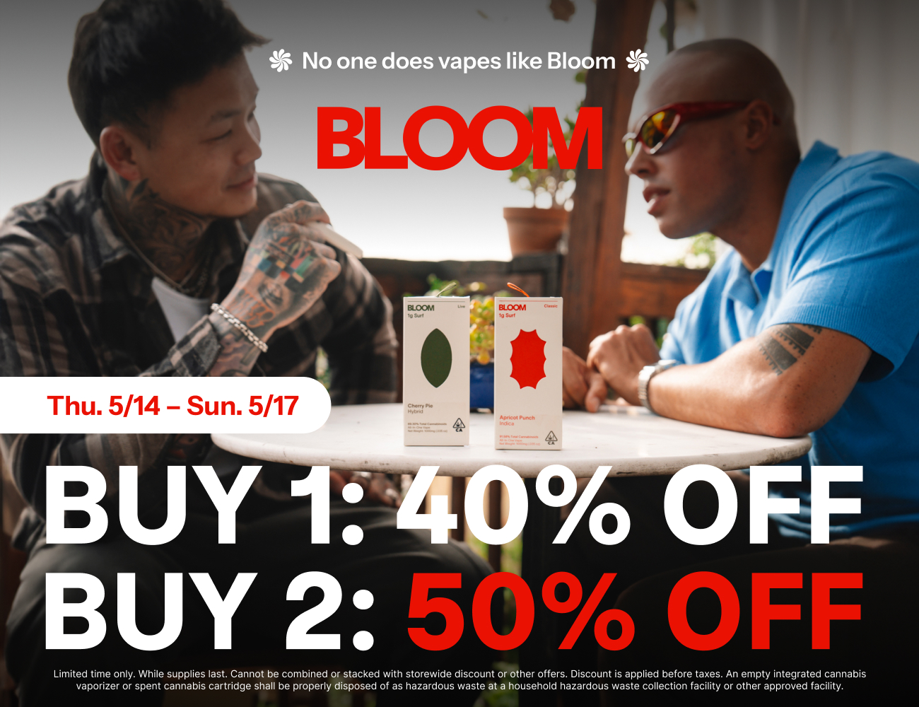 50% Off Bloom