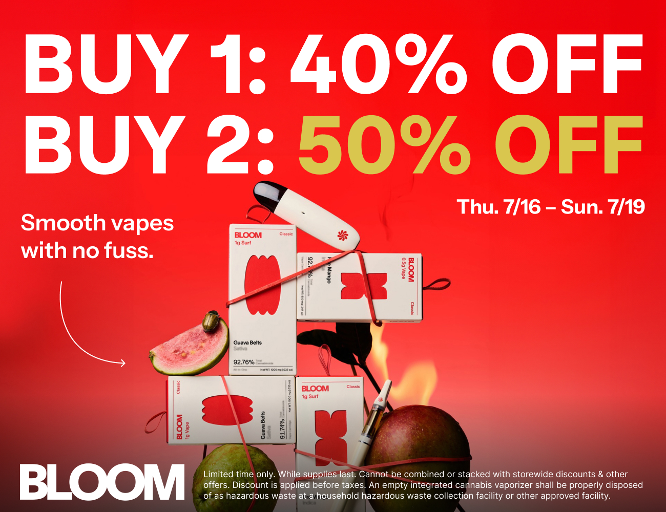 50% Off Bloom