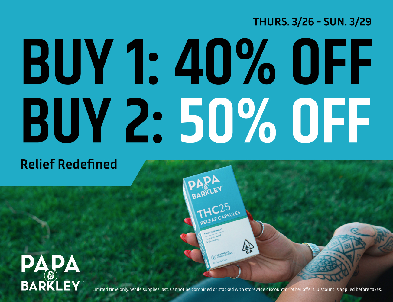 50% Off Papa & Barkley