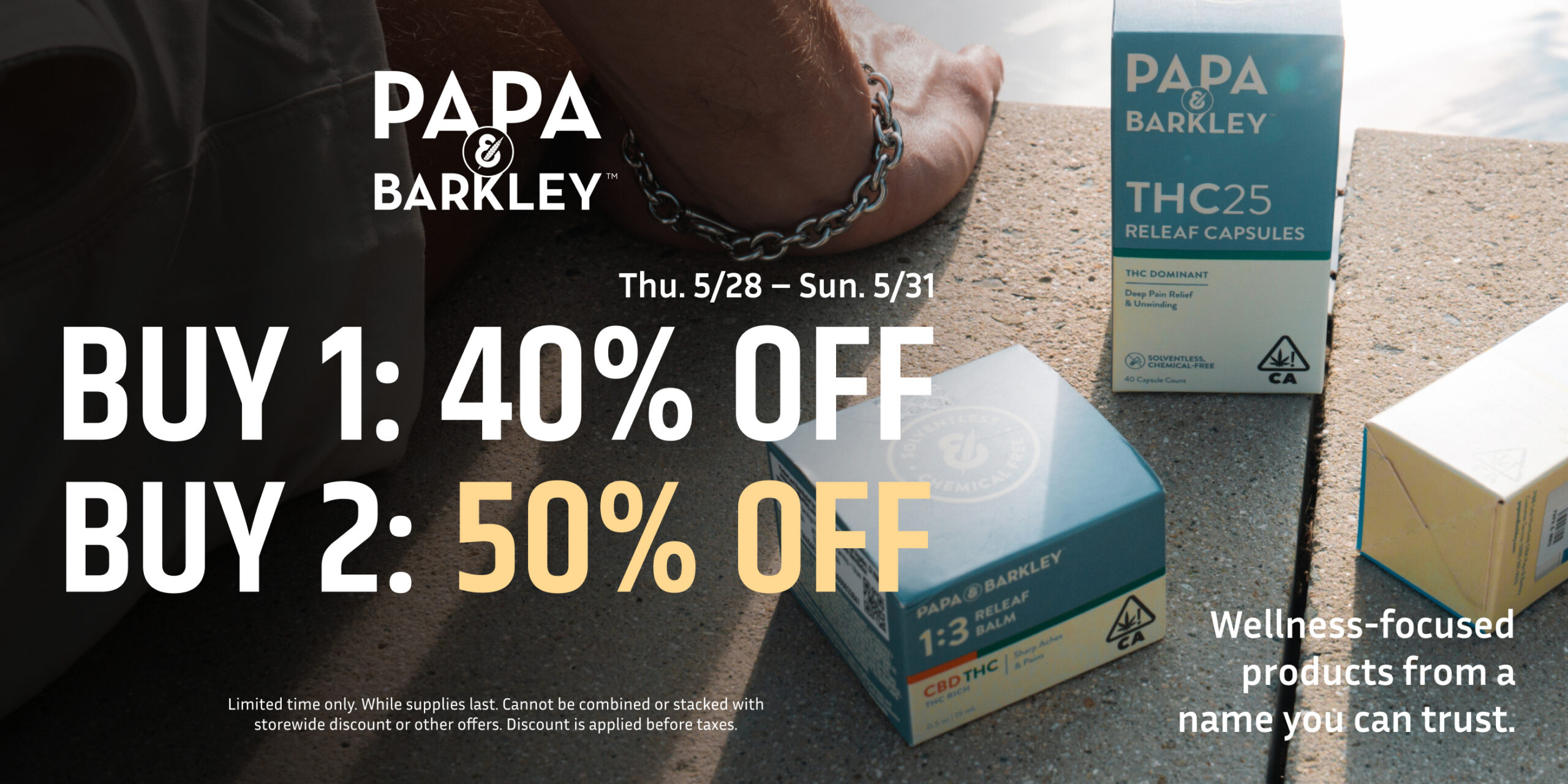 50% Off Papa & Barkley