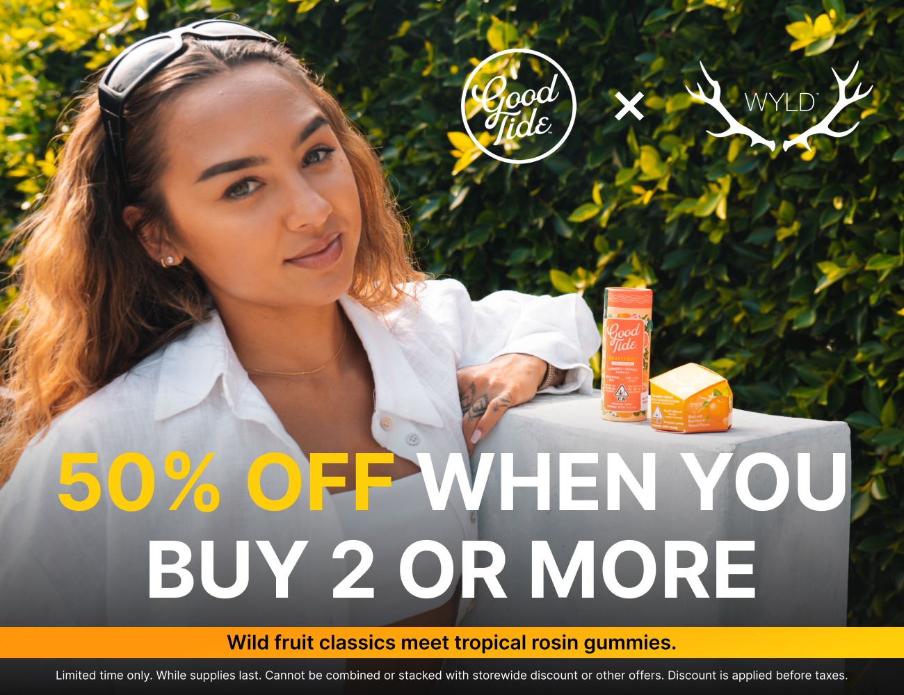 50%  Off Wyld & GoodTide