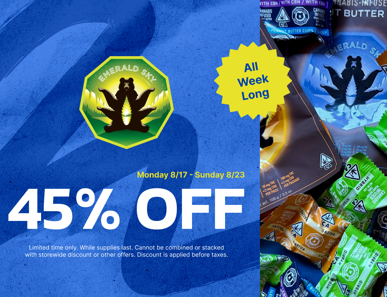 45% Off Emerald Sky