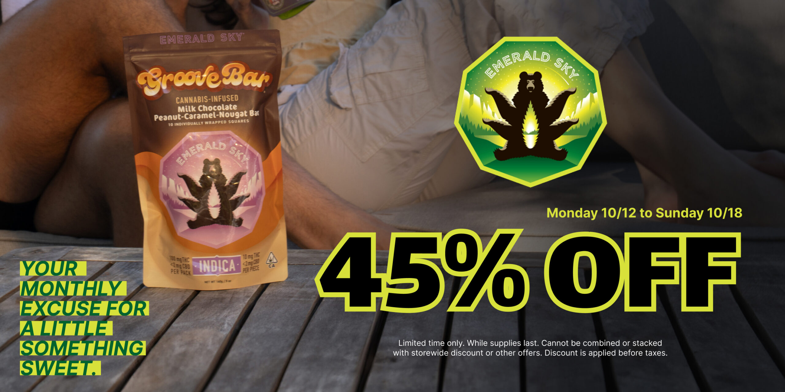 45% Off Emerald Sky