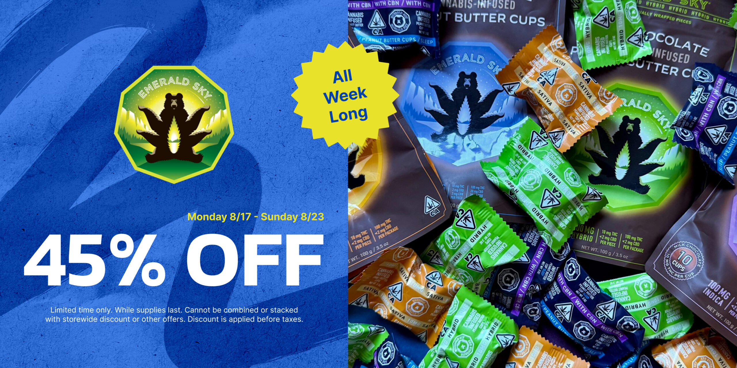 45% Off Emerald Sky