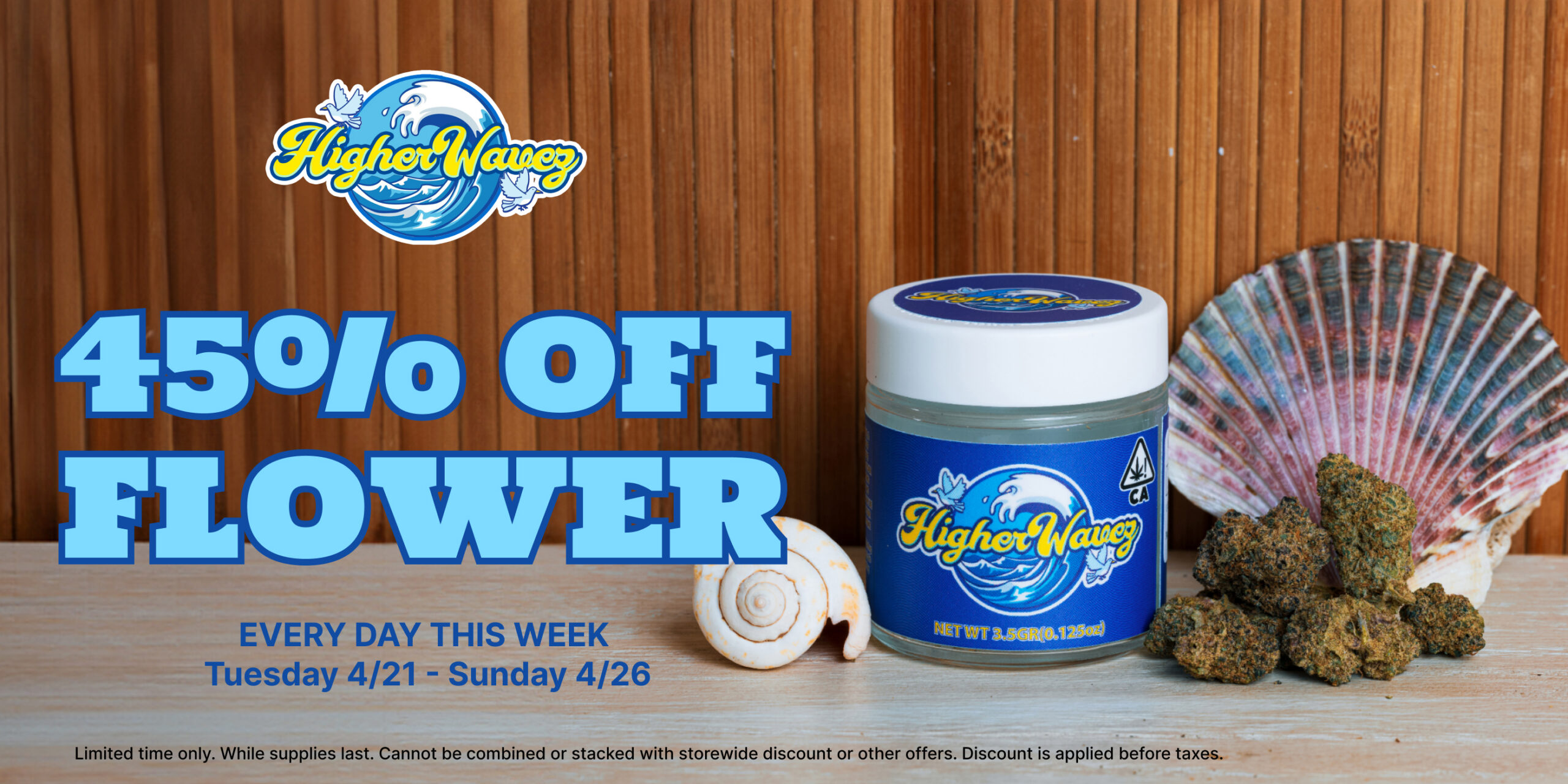 45% Off Higher Wavez