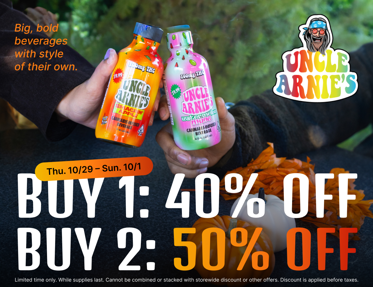 50% Off Uncle Arnie's