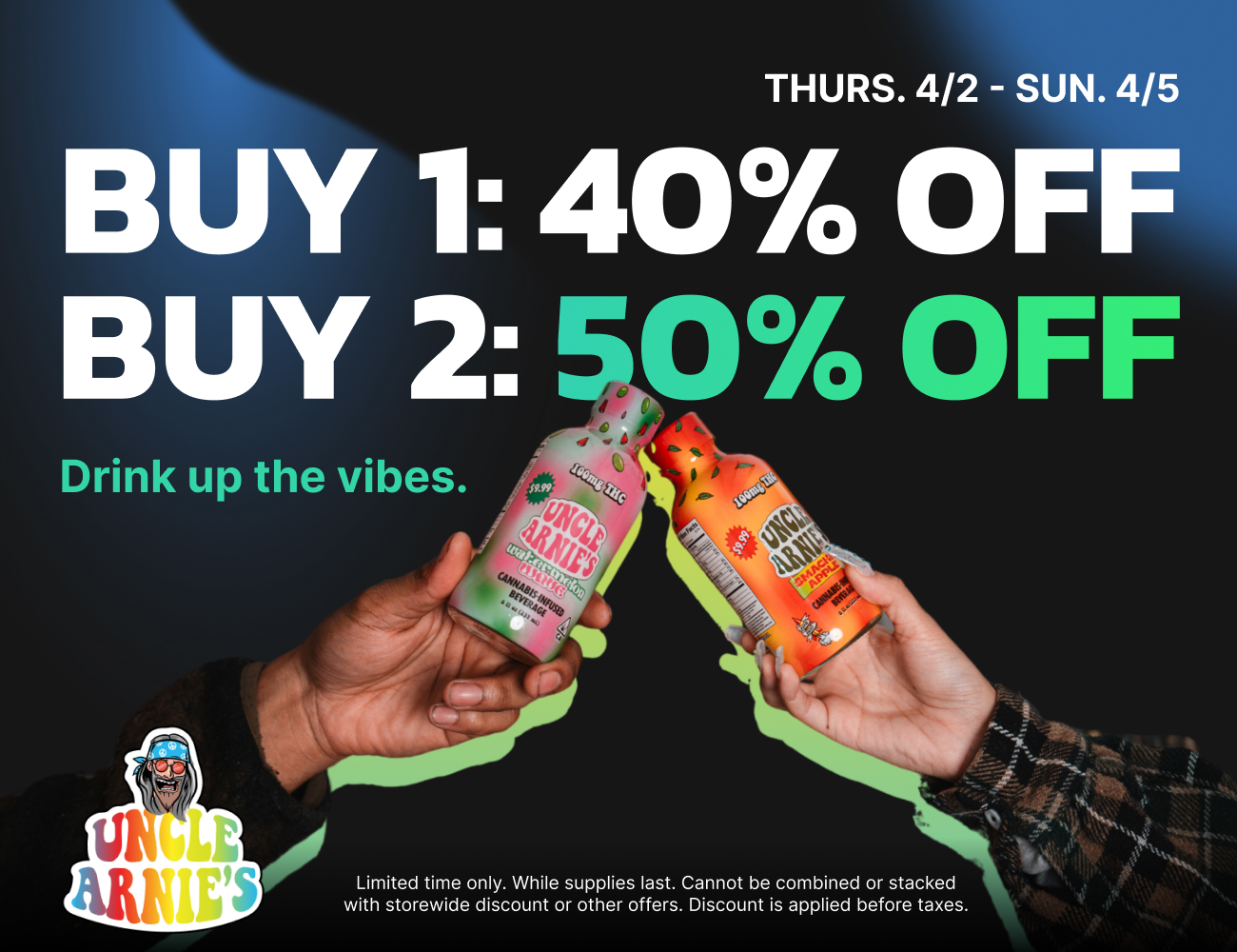 50% Off Uncle Arnie's