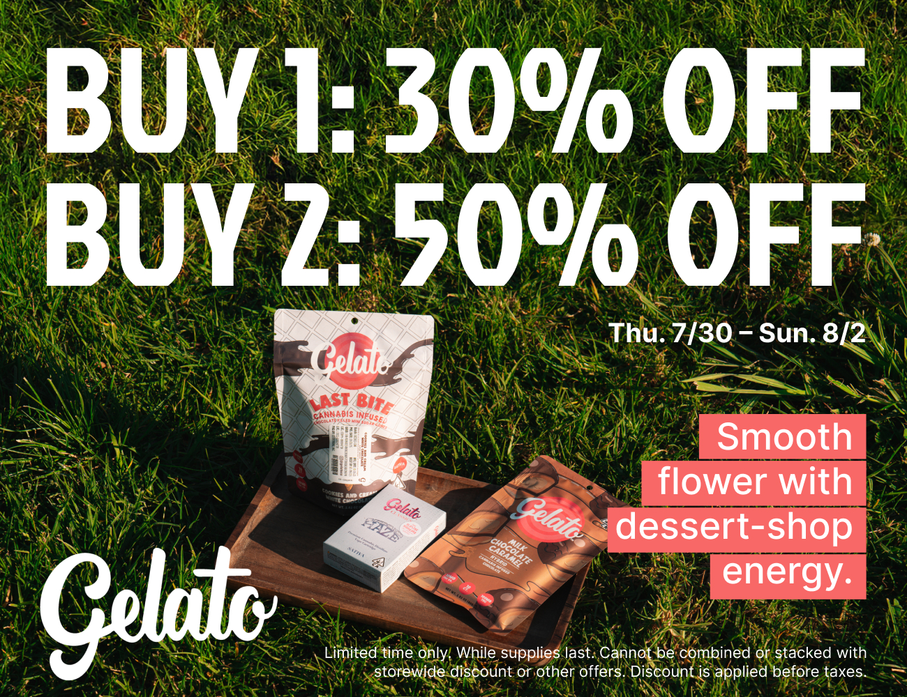 50% Off Gelato