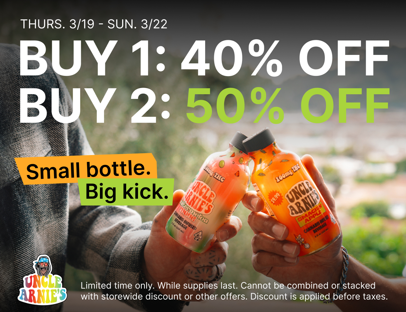 50% Off Uncle Arnie's