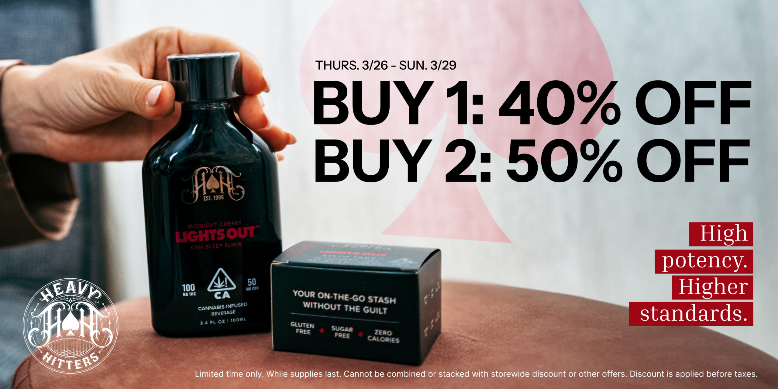 50% Off Heavy Hitters