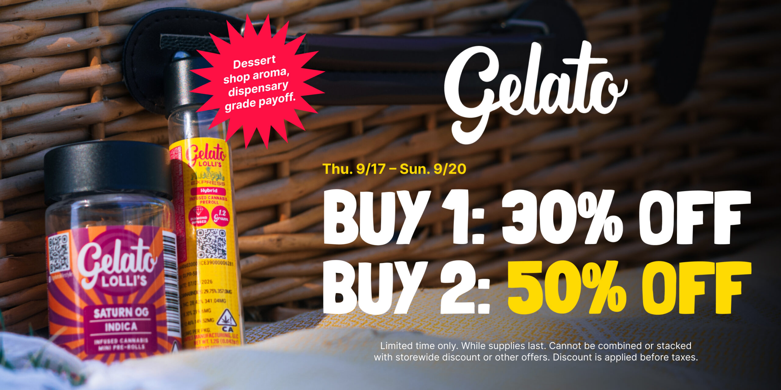 50% Off Gelato