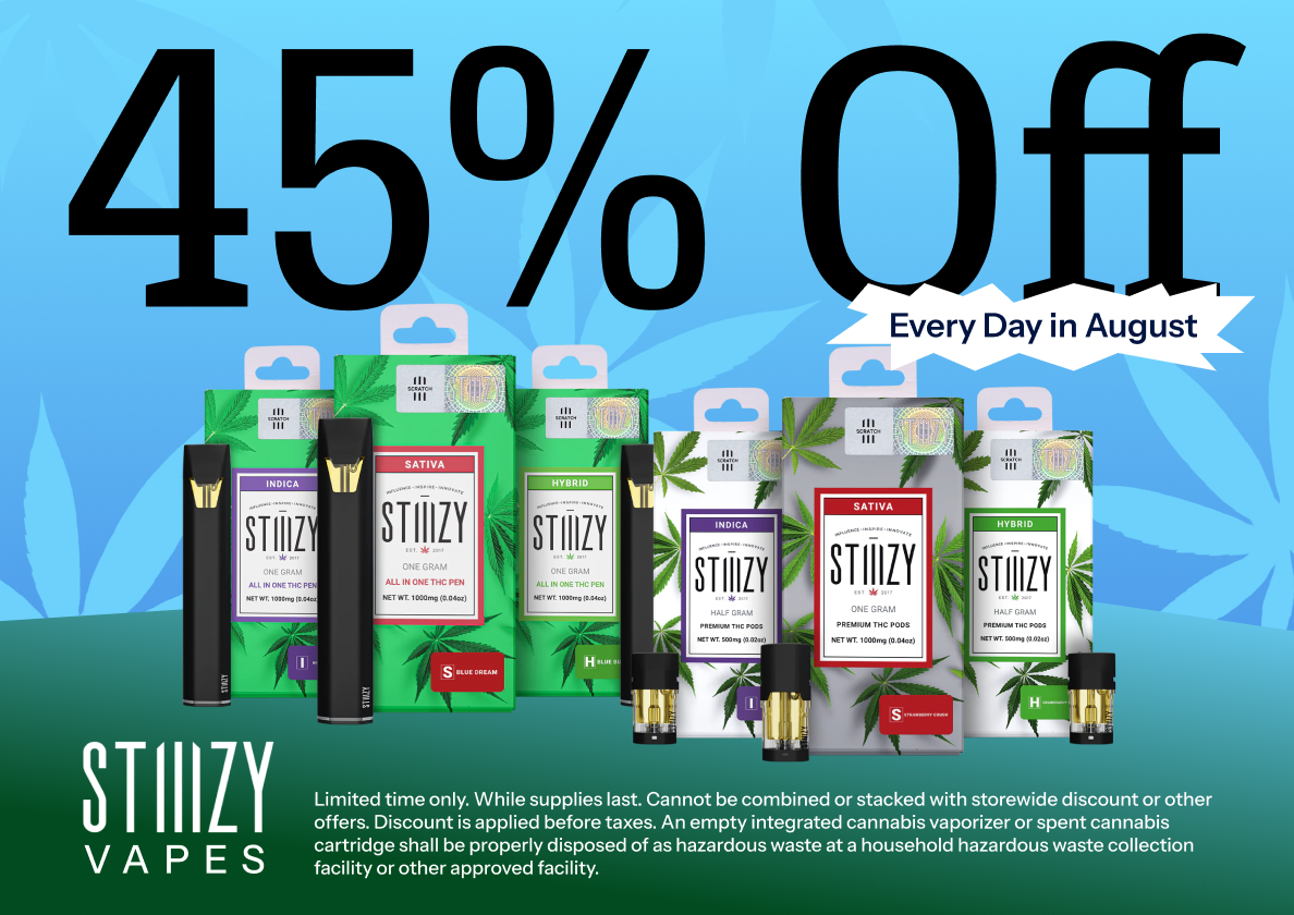 45% Off STIIIZY Vapes