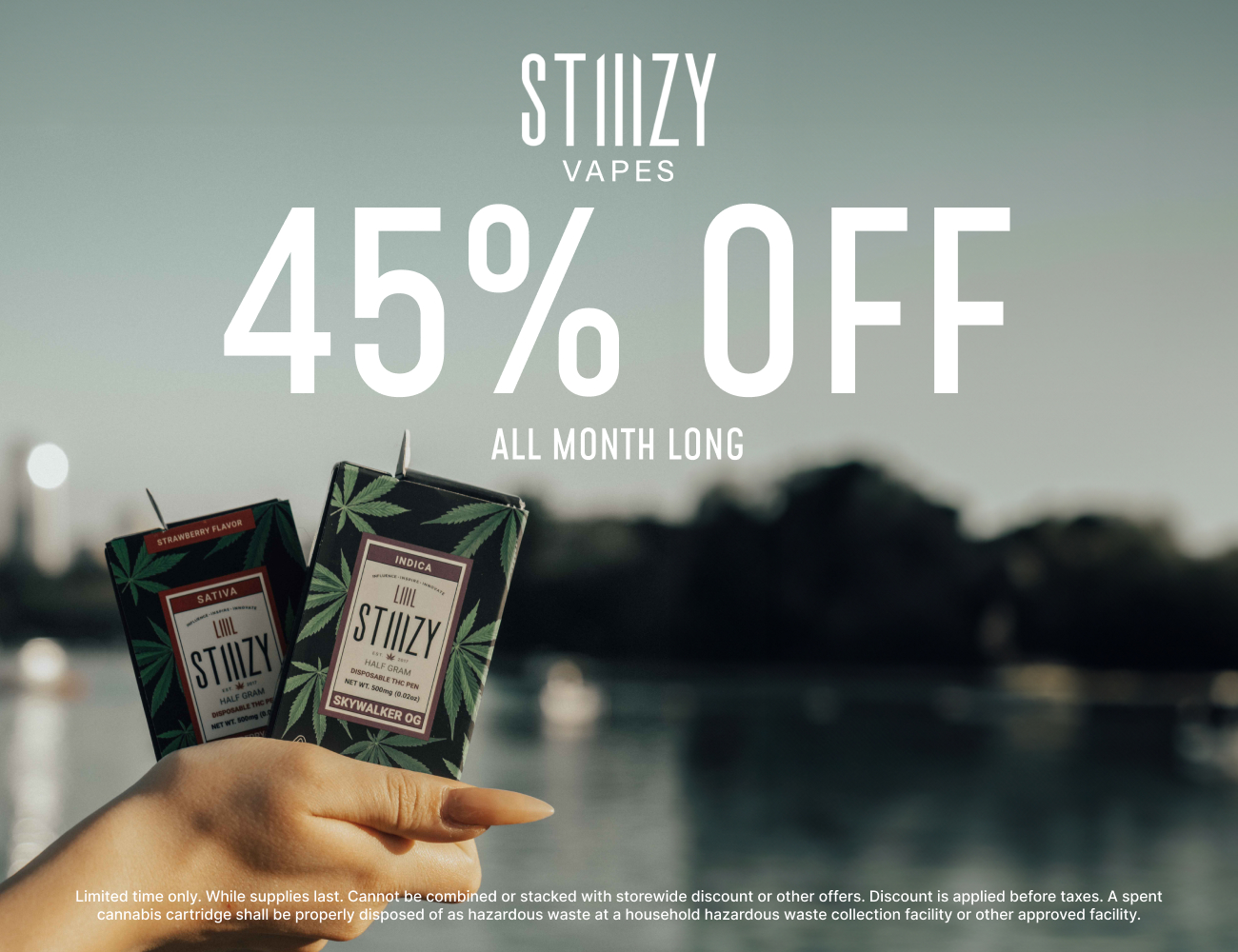 45% Off STIIIZY Vapes