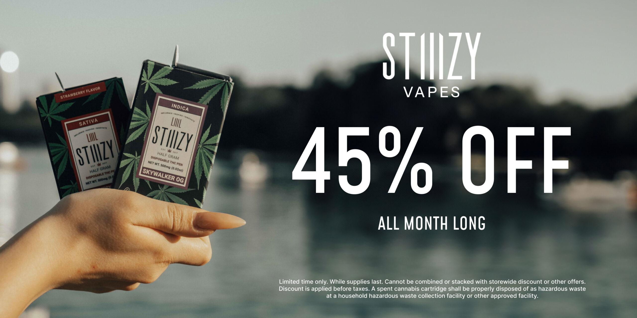 45% Off STIIIZY Vapes