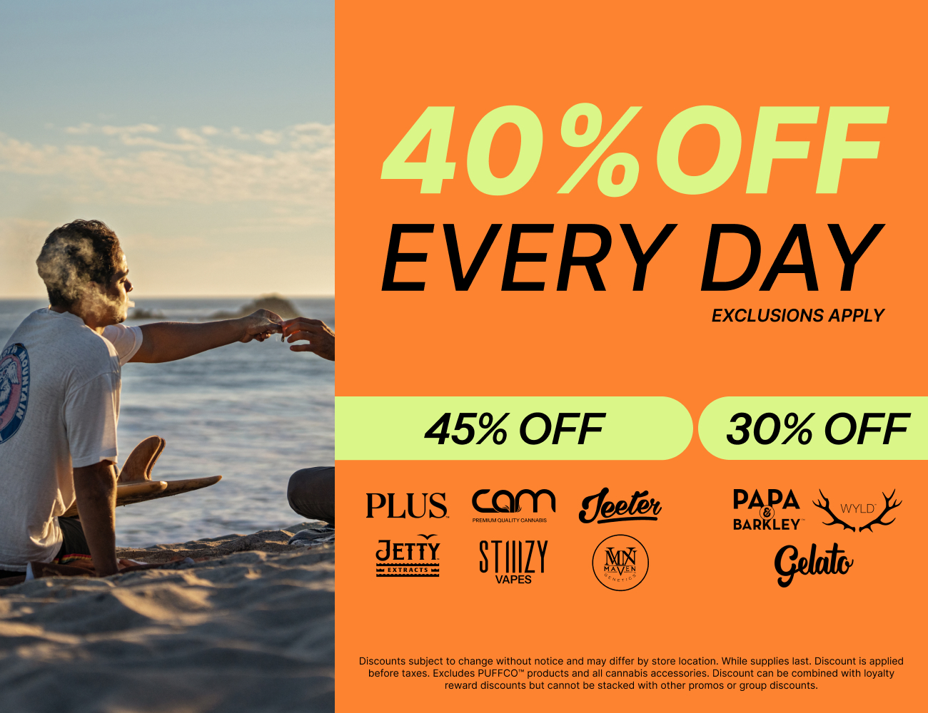 40% Off Everyday