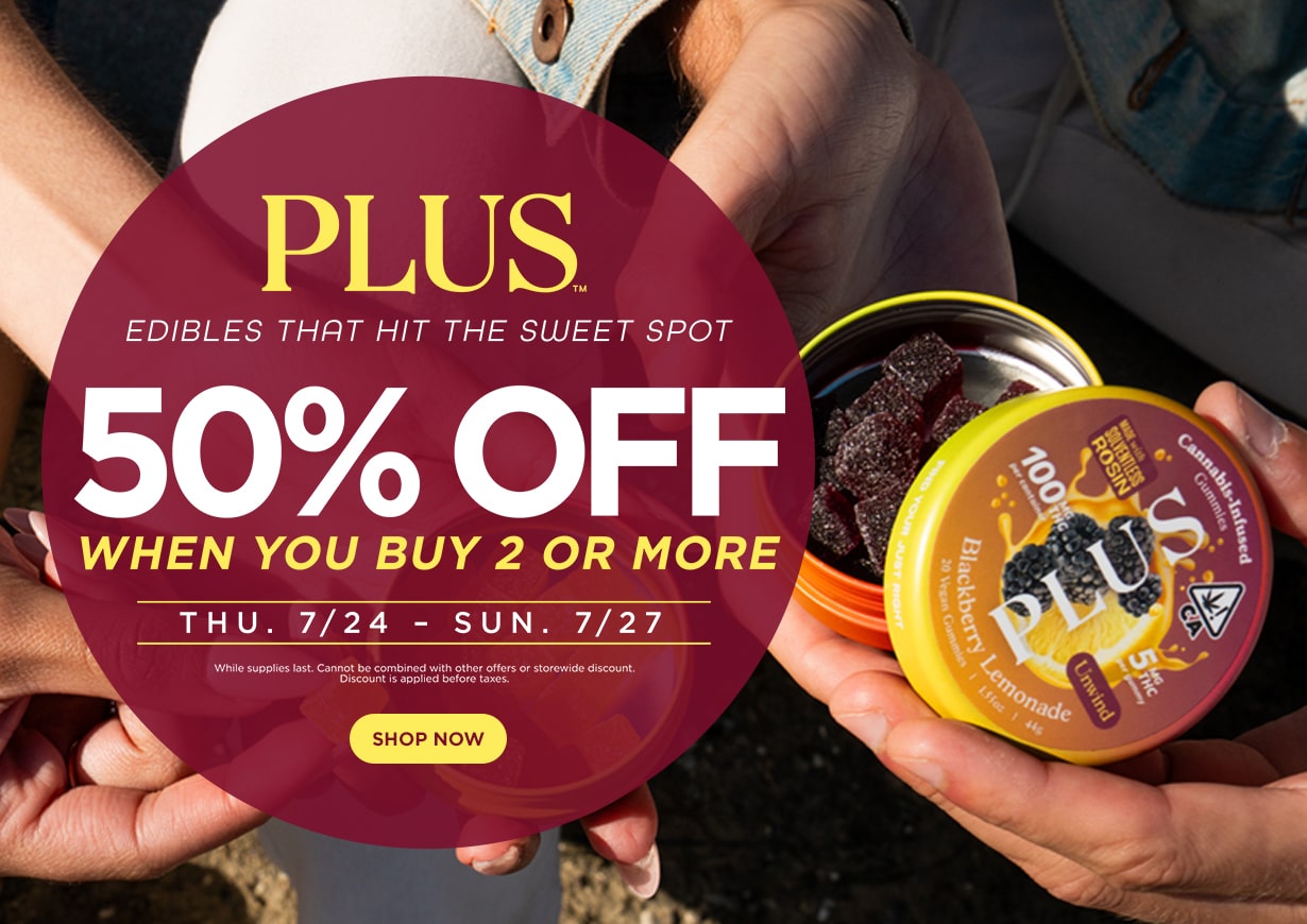 50% Off PLUS Products
