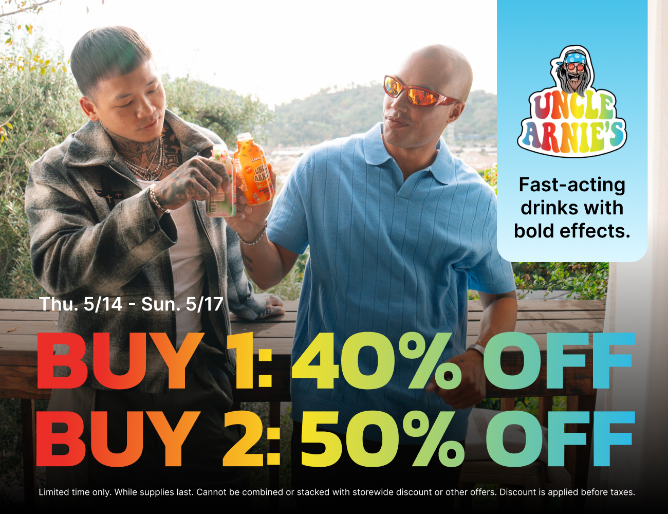 50% Off Uncle Arnie's