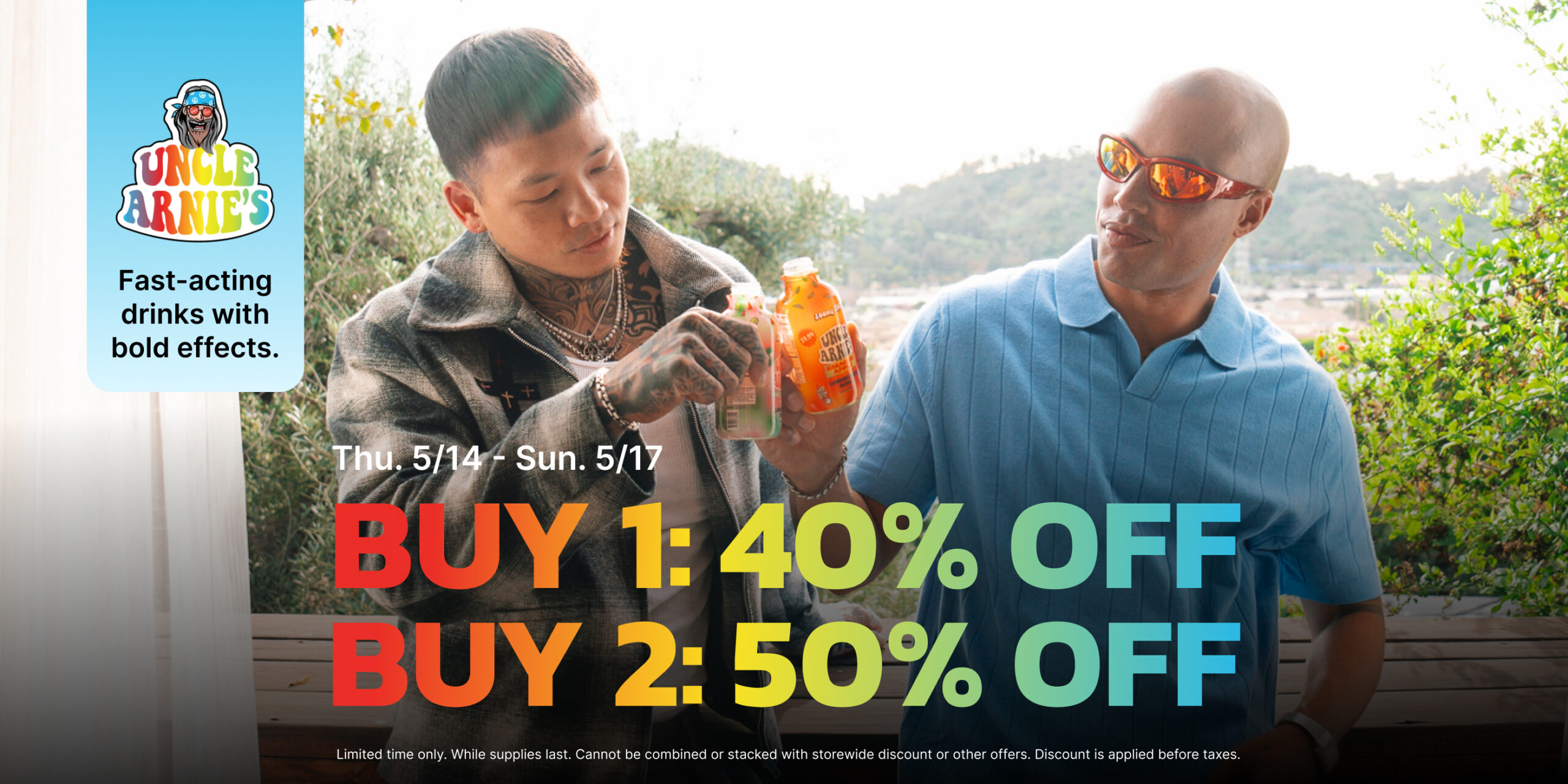 50% Off Uncle Arnie's