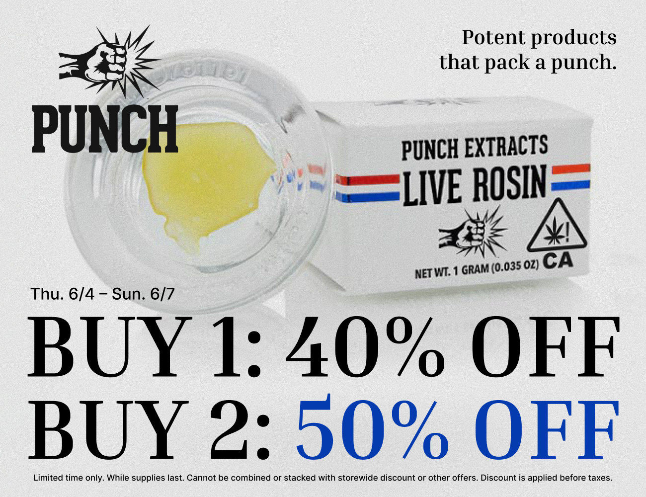 50% Off Punch