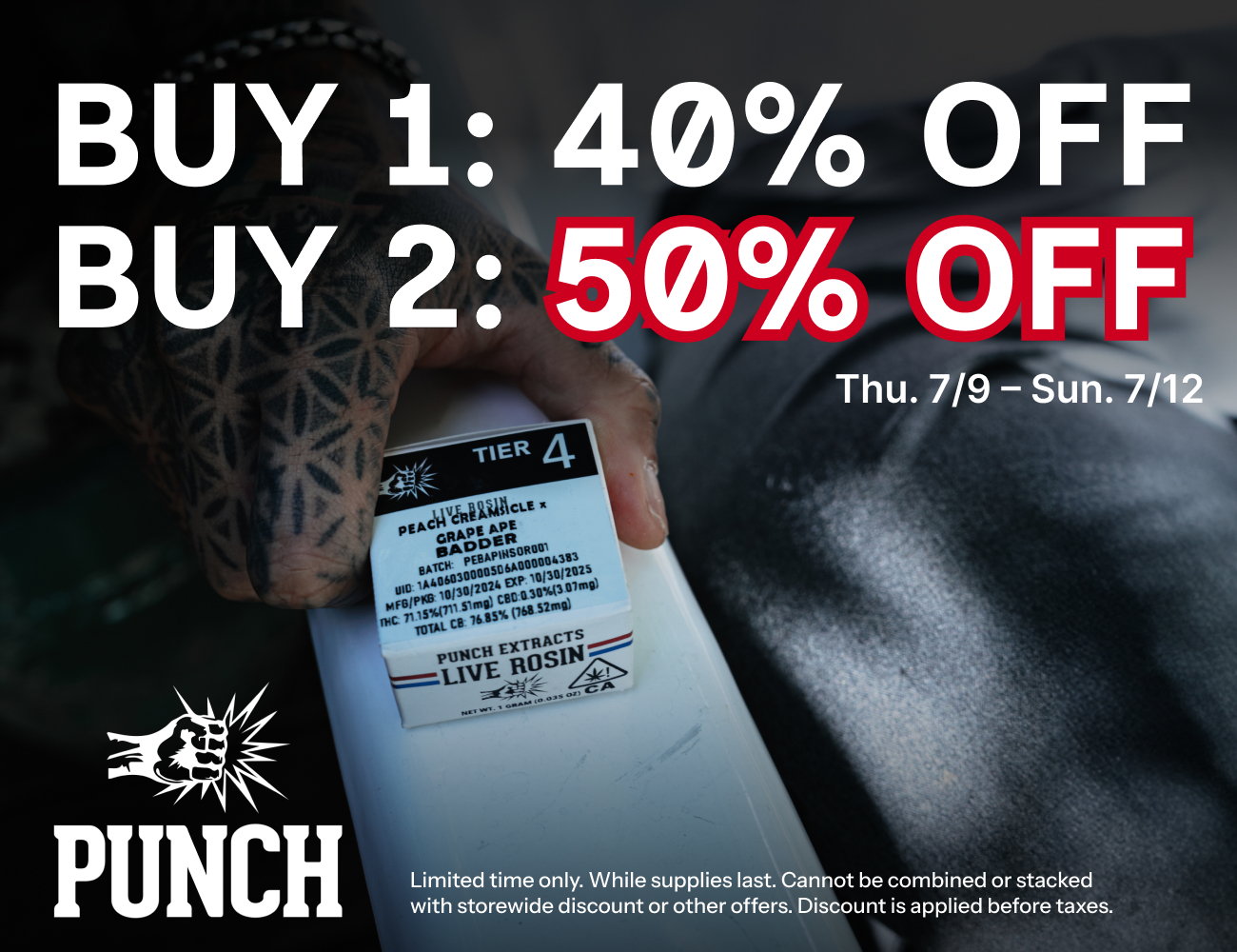 50% Off Punch