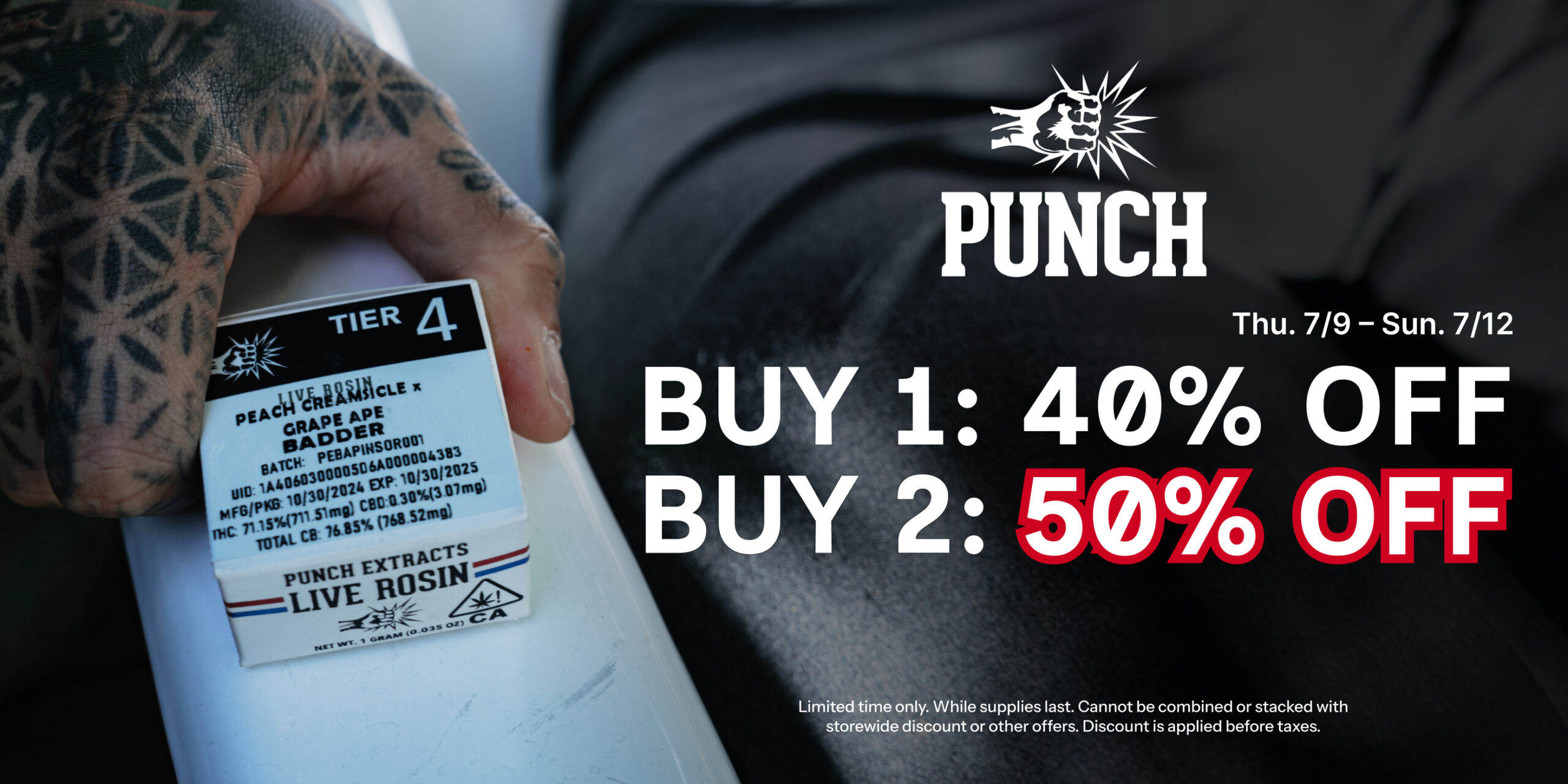 50% Off Punch