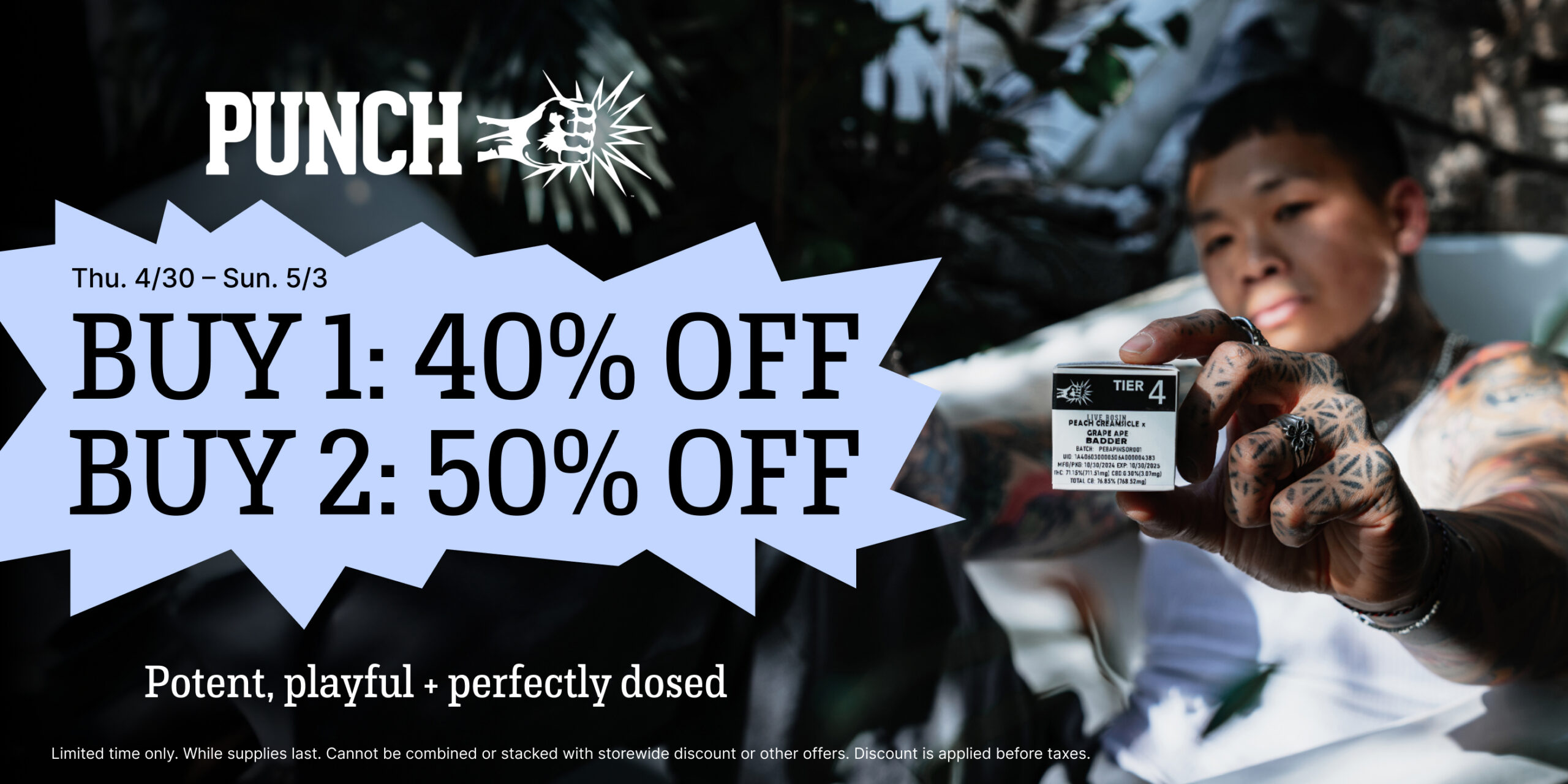 50% Off Punch