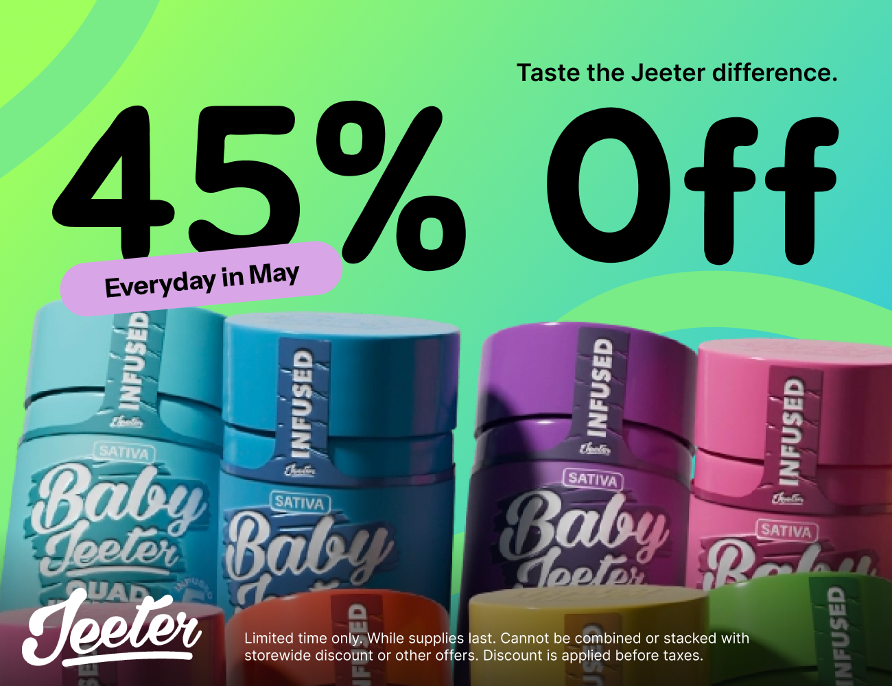 45% Off Jeeter