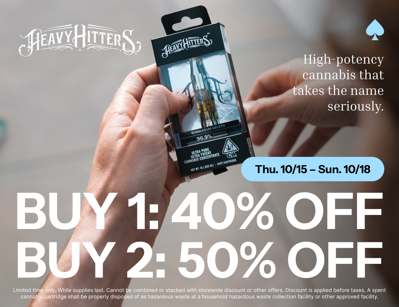 50% Off Heavy Hitters