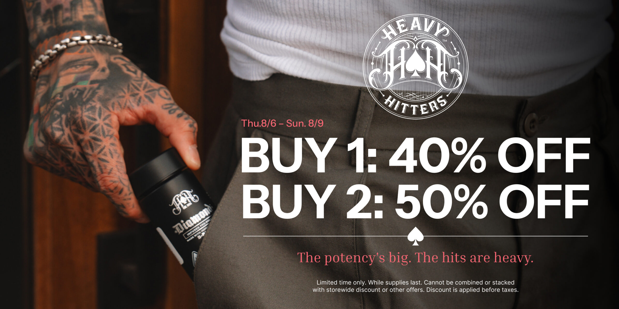 50% Off Heavy Hitters