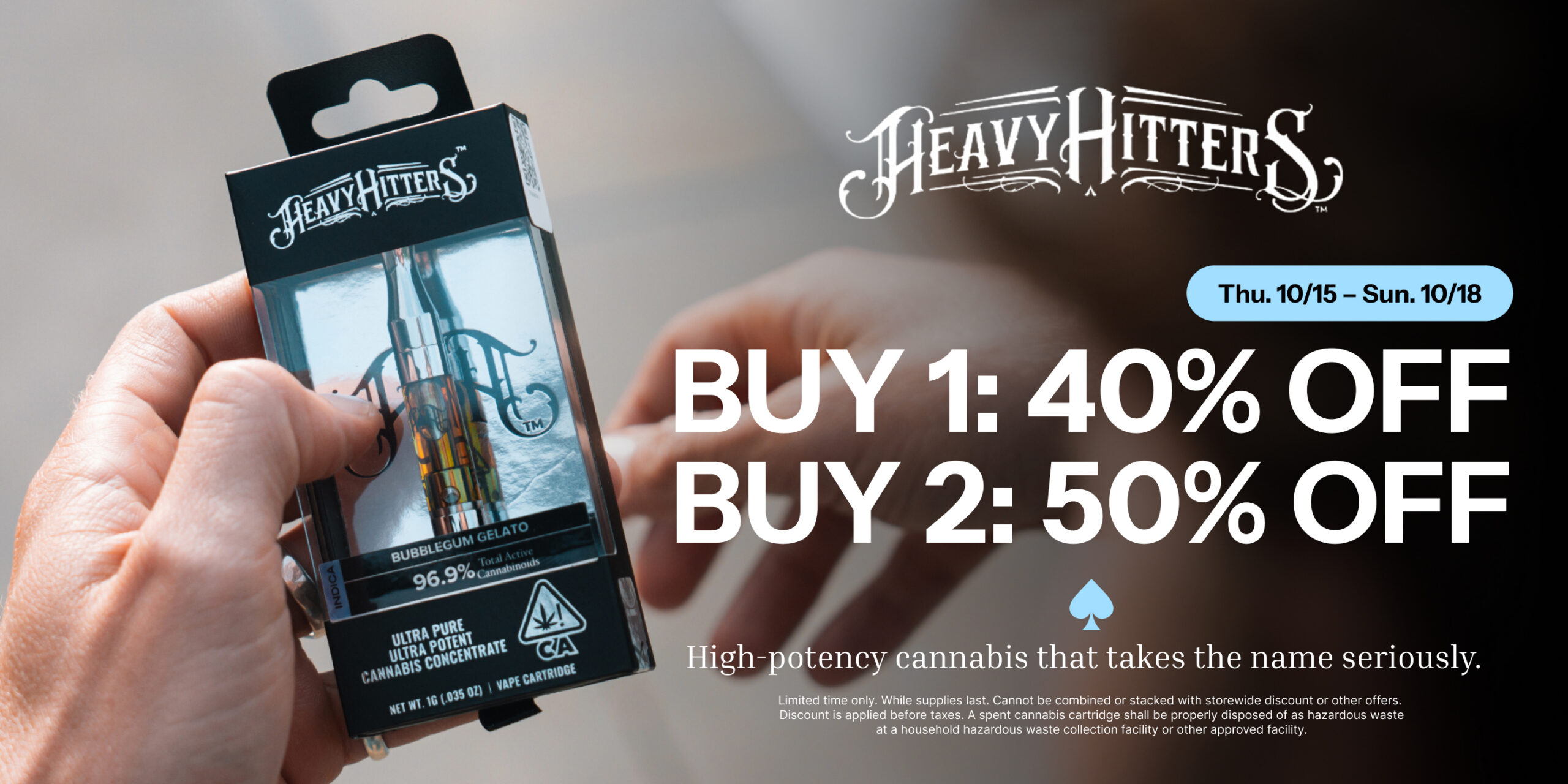 50% Off Heavy Hitters