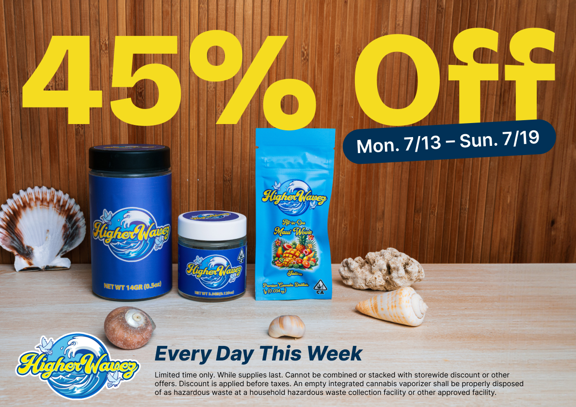 45% Off Higher Wavez
