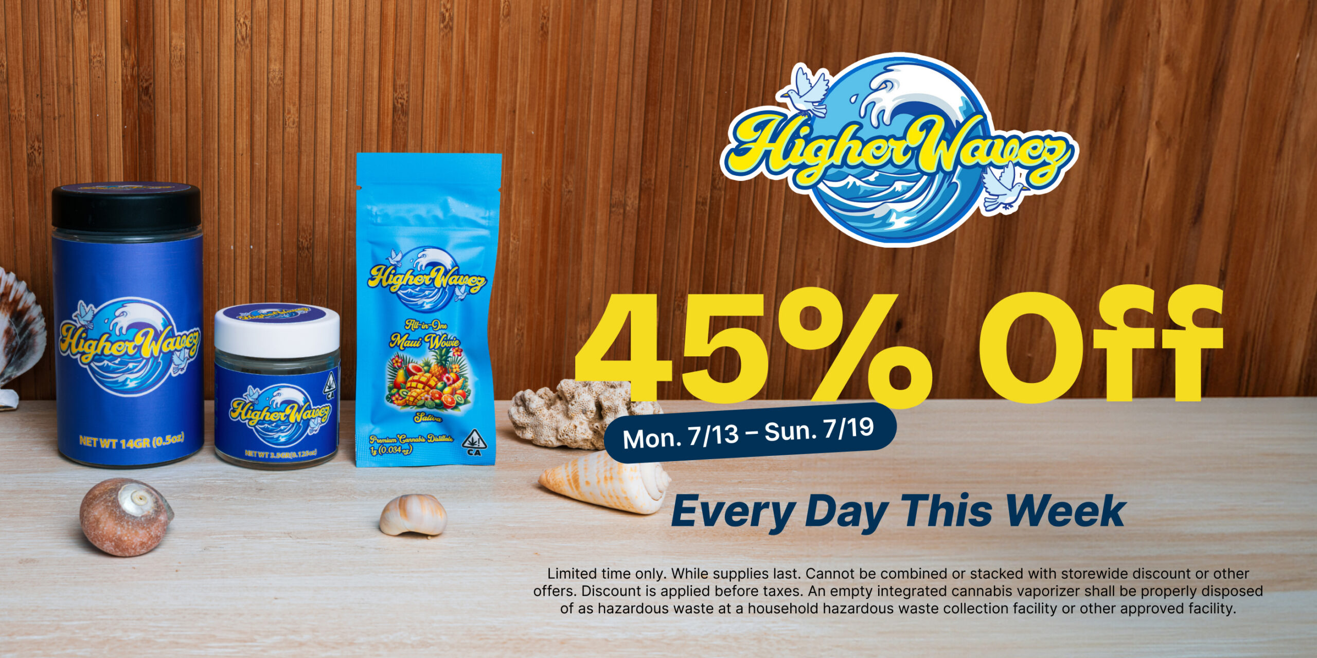 45% Off Higher Wavez