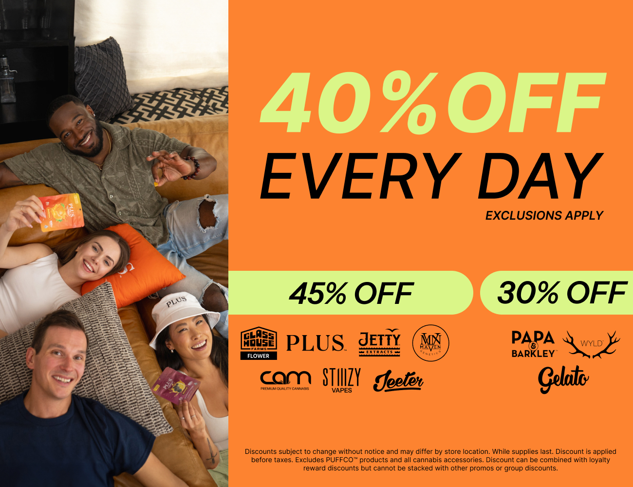 40% Off Everyday