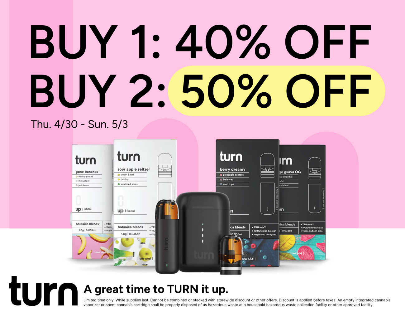 50% Off Turn