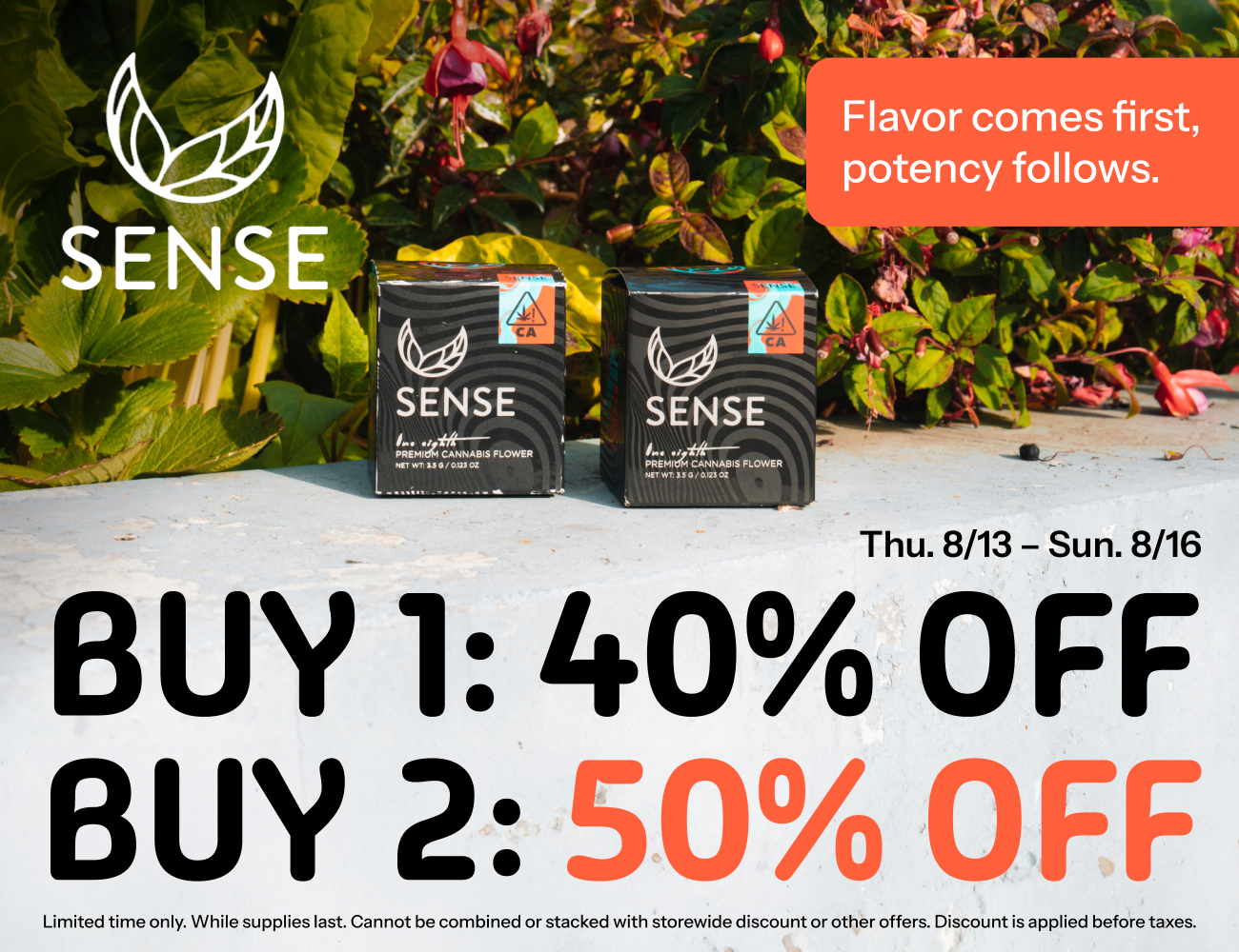 50% Off Sense
