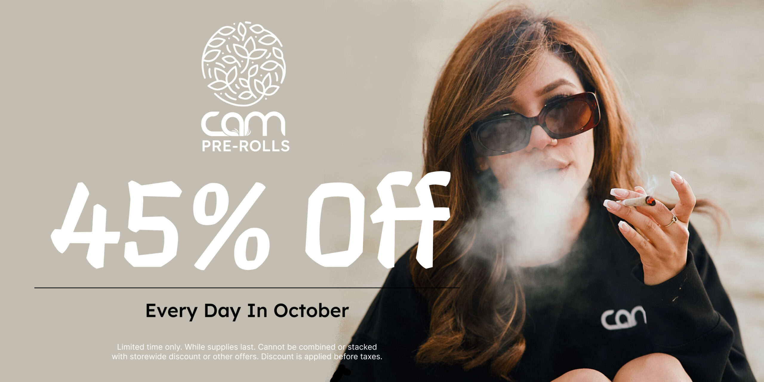 45% Off Cam Pre-rolls