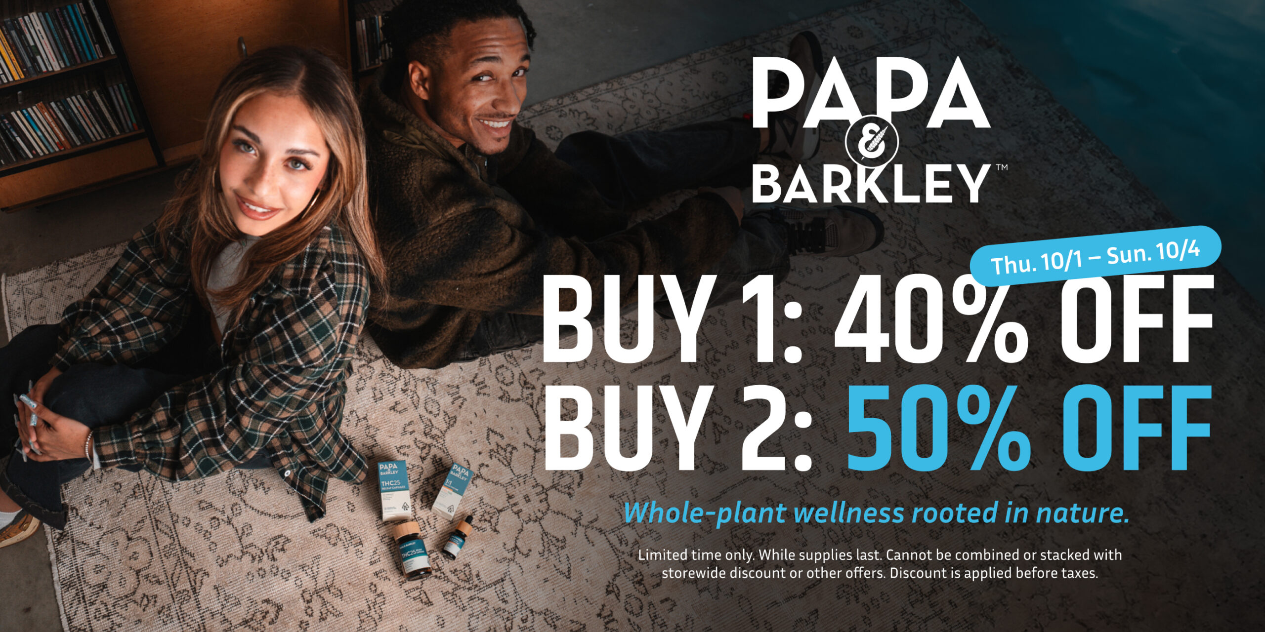 50% Off Papa & Barkley
